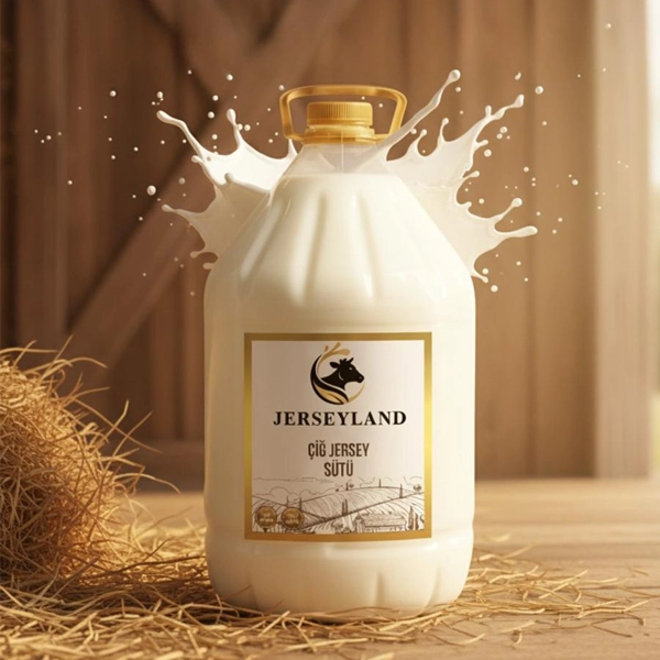 Jerseyland - Çiğ Jersey Sütü - 5 Litre
